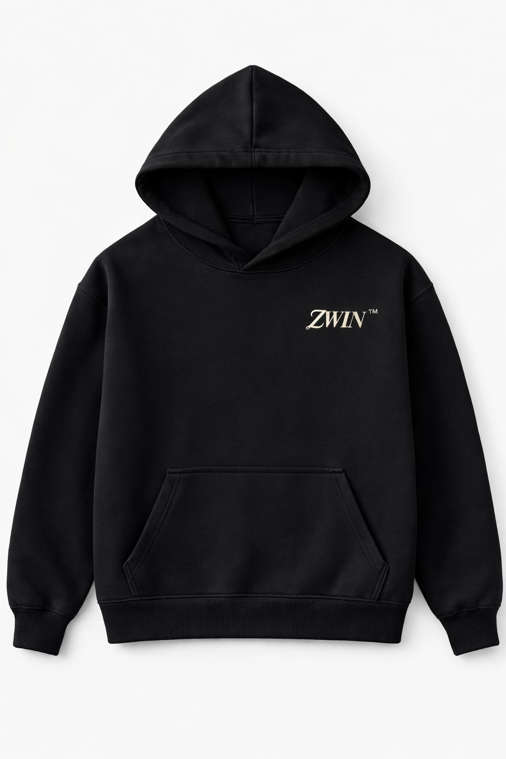 ZWIN Signature Hoodie — Black