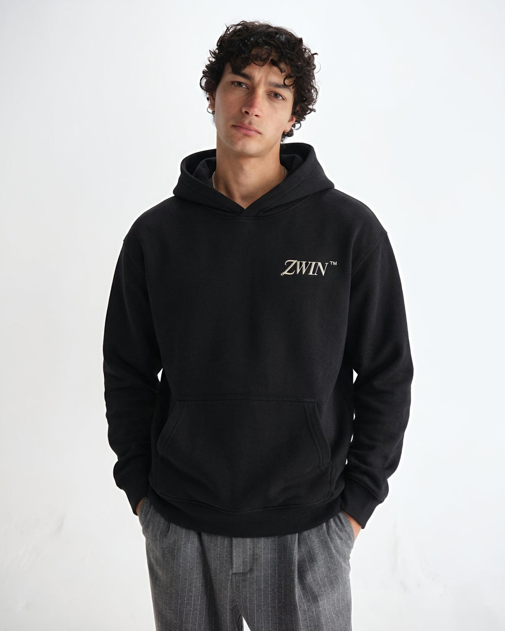 ZWIN Signature Hoodie — Black